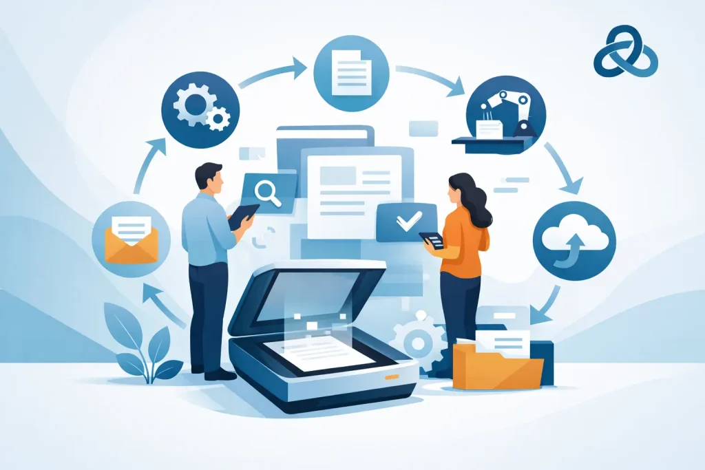 Scanprocessen digitaal automatiseren in 6 stappen